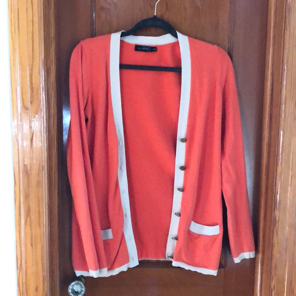 Orange coral sweater